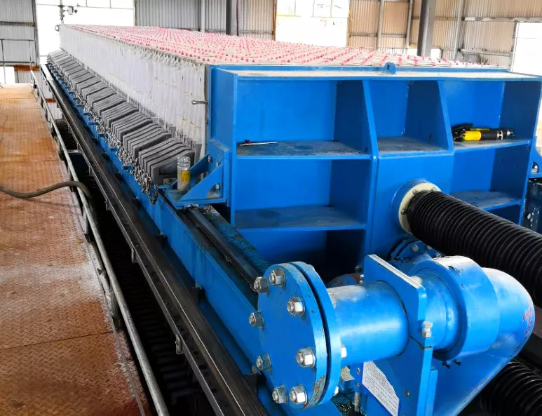 Jiangxi Tianbao mining 800 ㎡ program-controlled automatic box filter press