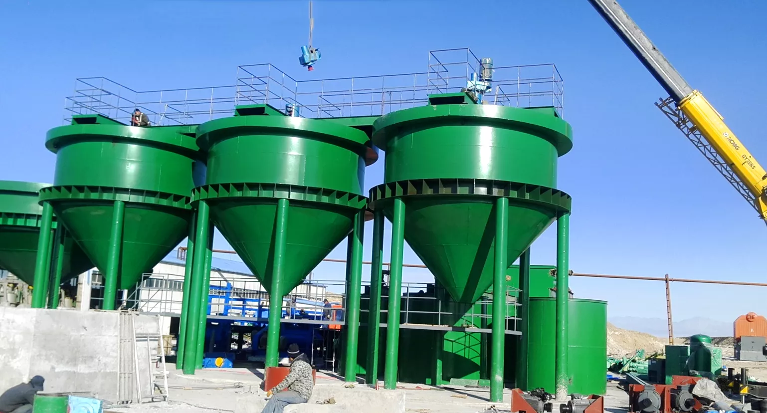 Qinghai Jintai mining equipment site installation