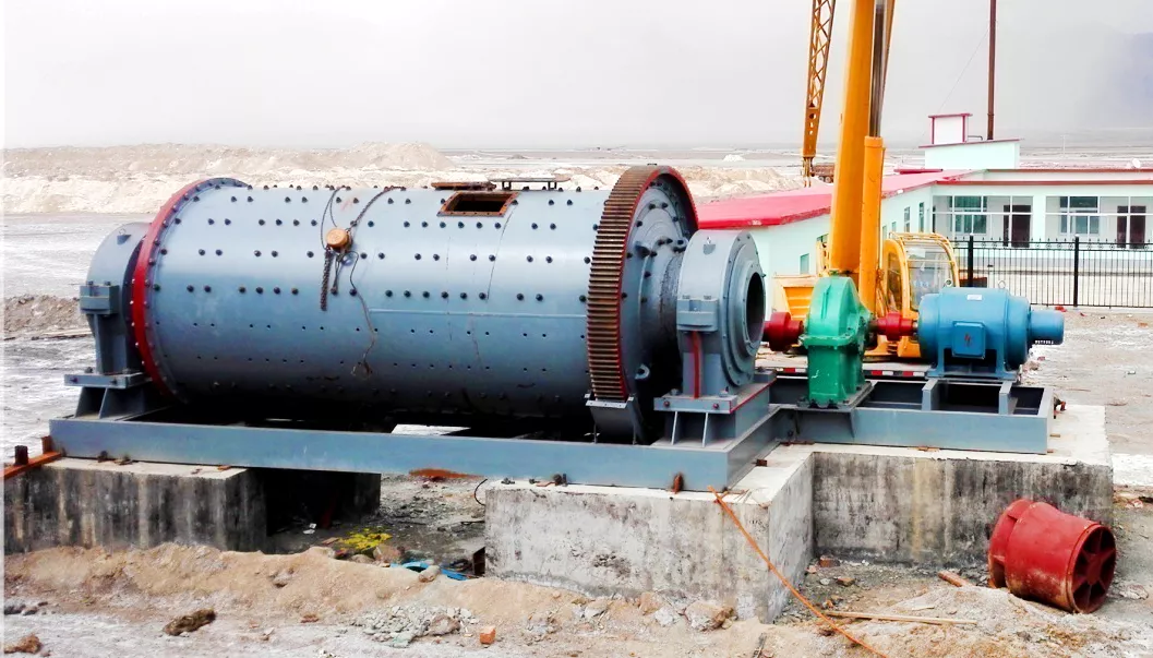 Qinghai Jintai mining ball mill installation site